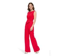 Overall VERA MONT "Damen mit weitem Bein", Damen, Gr. 38, Normalgrößen, rot (rot rose), Crêpe, Obermaterial: 95% Polyester, 5% Elasthan; Futter: 100% Polyester, ausgestellt, U-Boot-Ausschnitt, Overall