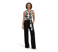 Vera Mont Jumpsuit in Wickel-Optik in Black, Größe 42