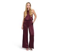 Overall VERA MONT "Vera Mont Jumpsuit mit Taschen", Damen, Gr. 36, Normalgrößen, deep dahlia, Satin, Obermaterial: 98% Polyester, 2% Elasthan. Futter: 100% Polyester., festlich, figurumspielend, ameri