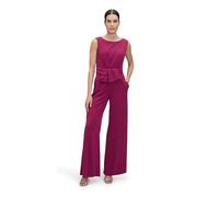 Vera Mont Damen Jumpsuit mit weitem Bein 42, Sweet Berry