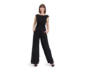 Vera Mont Damen-Jumpsuit, Schwarz, 48