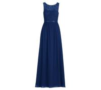 Vera Mont Damen Cocktailkleid mit Spitze Festival Blue,34