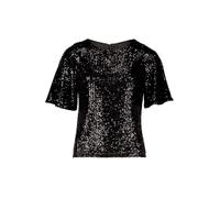 Vera Mont Damen Pailletten-Bluse mit Flügelärmeln