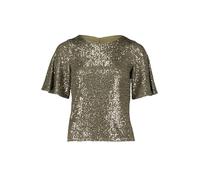 Vera Mont Damen Pailletten-Bluse mit Flügelärmeln 42, Turf