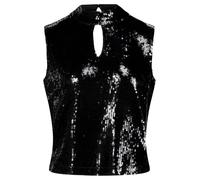 T-Shirt VERA MONT "Damen mit Stehkragen", Damen, Gr. 38, schwarz, Obermaterial: 95% Polyester, 5% Elasthan. Futter: 100% Polyester, ausgestellt normal, Rundhals, Shirts T-Shirt (41723466-38) schwarz