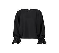 V by Vera Mont Relaxed Fit Bluse mit U-Boot-Ausschnitt in Black, Größe 42