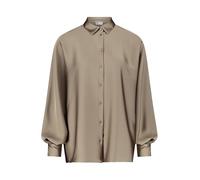 Vera Mont Damen Satin-Bluse mit Kragen 42, Turf