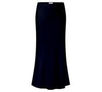 Maxirock VERA MONT "Vera Mont Satinrock wadenlang", Damen, Gr. 34, blau (night sky), Satin, Obermaterial: 100% Polyester., elegant, gerade lang, Röcke, Material (54352301-34) night sky