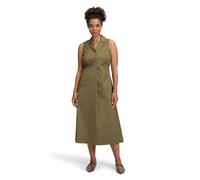 Vera Mont Damen Sommerkleid mit Reverskragen 38, Perfect Khaki