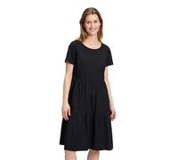 Vera Mont Damen Sommerkleid mit Stufen Schwarz,38