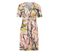 Vera Mont Damen Sommerkleid ohne Verschluss 46, Cream/Orange