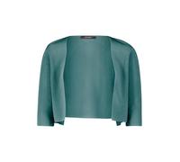 Strickjacke VERA MONT "Vera Mont Damen Strickbolero langarm", Damen, Gr. XXXL, grün (schwarz emerald), Strick, Obermaterial: 62% Viskose, 34% Polyamid, 4% Elasthan., feminin, figurumspielend normal, L