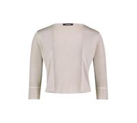 Strickjacke VERA MONT "Vera Mont Strickbolero ohne Verschluss" Gr. L, bunt (grau, silber) Damen Strickjacken (88206232-L) grau, silber