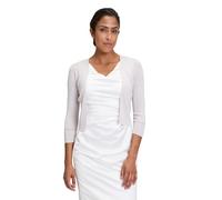 Strickjacke VERA MONT "Vera Mont Strickbolero ohne Verschluss" Gr. XL, bunt (grau, silber) Damen Strickjacken (88206232-XL) grau, silber