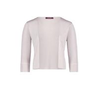 Vera Mont Strickjacke ohne Verschluss Damen XL Beige mit Glitzer 80% Viskose/20% Polyester