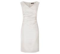 Vera Mont Damen Business-Etuikleid mit Raffung weiß, Größe 46, 6799501 Weiß 46