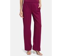 Stoffhose VERA MONT "Vera Mont Damen Basic-Hose mit Eingrifftaschen", Damen, Gr. 42, Normalgrößen, sweet berry, Crêpe, Obermaterial: 95% Polyester, 5% Elasthan. Futter: 100% Polyester., Klassisch, ger
