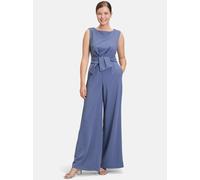 Vera Mont Jumpsuit mit Knotendetail in Rauchblau, Größe 34