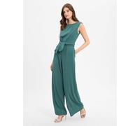 Vera Mont Damen Jumpsuit mit weitem Bein, khaki, Gr. 34