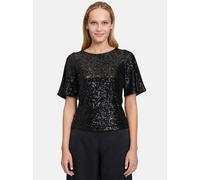 Vera Mont Pailletten-Bluse Damen schwarz, 40