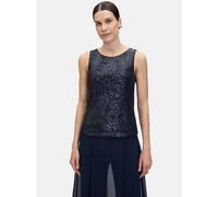 Vera Mont Pailletten-Top Damen marine, 48