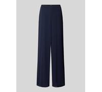Vera Mont Regular Fit Weite Hose mit Tüllbesatz in Dunkelblau, Größe 42
