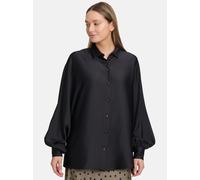 Satinbluse VERA MONT "Vera Mont Satin-Bluse mit Kragen", Damen, Gr. 34, schwarz, Obermaterial: 100% Polyester., elegant, oversize normal, Rundhals, Blusen (91557868-34) schwarz