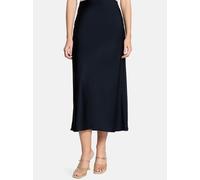 Maxirock VERA MONT "Vera Mont Satinrock wadenlang", Damen, Gr. 42, blau (night sky), Satin, Obermaterial: 100% Polyester., elegant, gerade lang, Röcke, Material (54352301-42) night sky