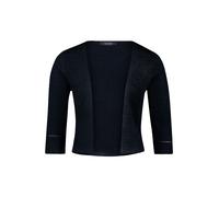 Strickjacke VERA MONT "Damen ohne Verschluss", Damen, Gr. XS, blau (dunkelblau, dunkelblau), Strick, Obermaterial: 80% Viskose, 20% Polyester, figurumspielend normal, Strickjacken Strickjacke, Glitzer