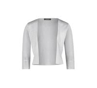 Vera Mont Strickbolero ohne Verschluss 3/4-Arm Grau/Silber Größe L
