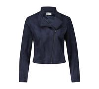 Jackenblazer VERA MONT "Vera Mont Bikerjacke mit Reißverschluss" Gr. 44, blau (night sky) Damen Blazer (26519100-44) night sky