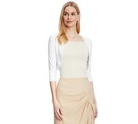 Vera Mont Bolero Damen »figurbetont« – Blende – Weiß – Größe 38/42/44