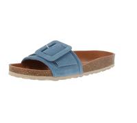 VERBENAS 3304020268 Reiko Velour - Damen Pantolette - Iris, Größe:39 EU