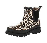 Verbenas 9302180996 Lua Mate Combi Animal Fur - Damen Chelsea Boots - Crudo-Leo-Black für Damen, animal, Größe 41 EU