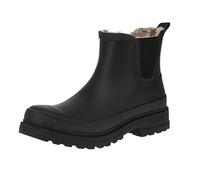 VERBENAS 9302181199 Lua Fur Smooth - Damen Chelsea Boots - Black-Black