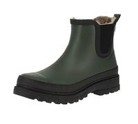 VERBENAS 9302181199 Lua Fur Smooth - Damen Chelsea Boots - Kaki-Black
