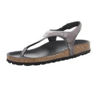 VERBENAS Damen Zehentrenner - REAGAN lame - plomo, Größe:37 EU