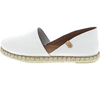 VERBENAS Espadrille-Slipper Carmen Nucleo/Gal Leder Weiß Größe 41