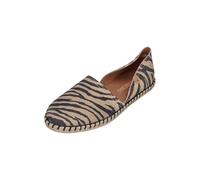 VERBENAS Damen Espadrilles Carmen Zebra Camel, Größe:39 EU
