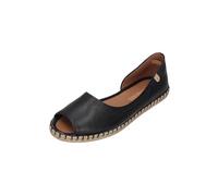 VERBENAS Damen Espadrilles Cruz nucleo gal Negro, Größe:37 EU