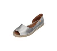 VERBENAS Damen Espadrilles Cruz nucleo Metal gal Plata, Größe:40 EU