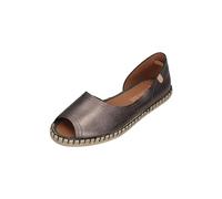 VERBENAS Damen Espadrilles Cruz nucleo Metal gal Plomo
