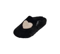 VERBENAS Damen Hausschuhe - YORK GROSETO VALENTINE negro beige, Größe:41 EU