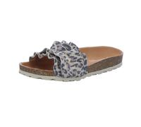 Verbenas Damen-Pantolette mit Tieffußbett Beige-Mehrfarbig 40