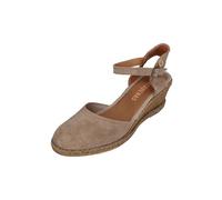 VERBENAS Damen Sandalette MALENA serraje tan piedra, Größe:40 EU