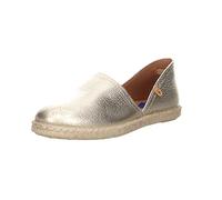 VERBENAS Goldener Leder-Espadrilles Gold - Gr. - 42