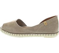 Espadrille VERBENAS "CRUZ SERRAJE" Gr. 38, grau (taupe) Damen Schuhe Strandschuhe Strandschuh, Sommerschuh, Loafer mit schönen Ziernähten (98940037-38)