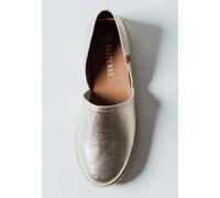 VERBENAS Goldener Leder-Espadrilles Gold - Gr. - 42