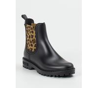 Verbenas Gummistiefel Gaudi Igor in schwarz/braun in Größe: 37 für Damen
