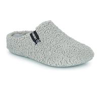 Pantoffel VERBENAS "YORK GALES", Damen, Gr. 41, wärmend, beige (hellgrau), Textil, unifarben, Schuhe Hausschuh Pantoffeln Plüsch Hausschuh, Pantoffel, Hausschuh, Homeslipper zum Schlupfen (45059325-41
